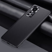 For Xiaomi 12 Pro 5G Plain Skin Leather Phone Case(Black) Eurekaonline