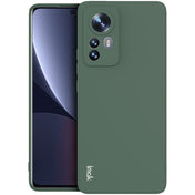 For Xiaomi 12 Pro IMAK UC-4 Series Straight Edge TPU Soft Phone Case(Dark Green) Eurekaonline