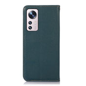 For Xiaomi 12 Pro KHAZNEH Nappa Top Layer Cowhide Leather Phone Case(Green) Eurekaonline