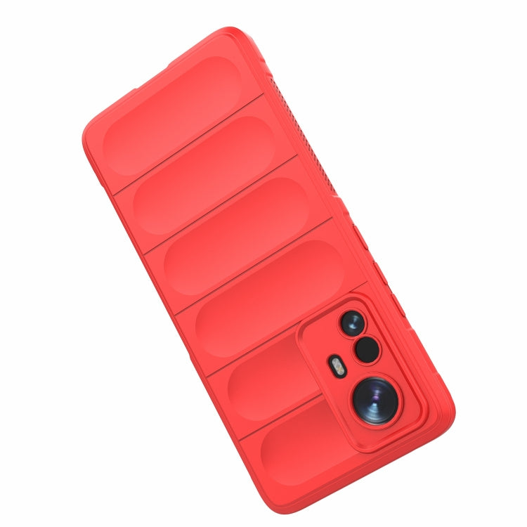 For Xiaomi 12 Pro Magic Shield TPU + Flannel Phone Case(White) Eurekaonline