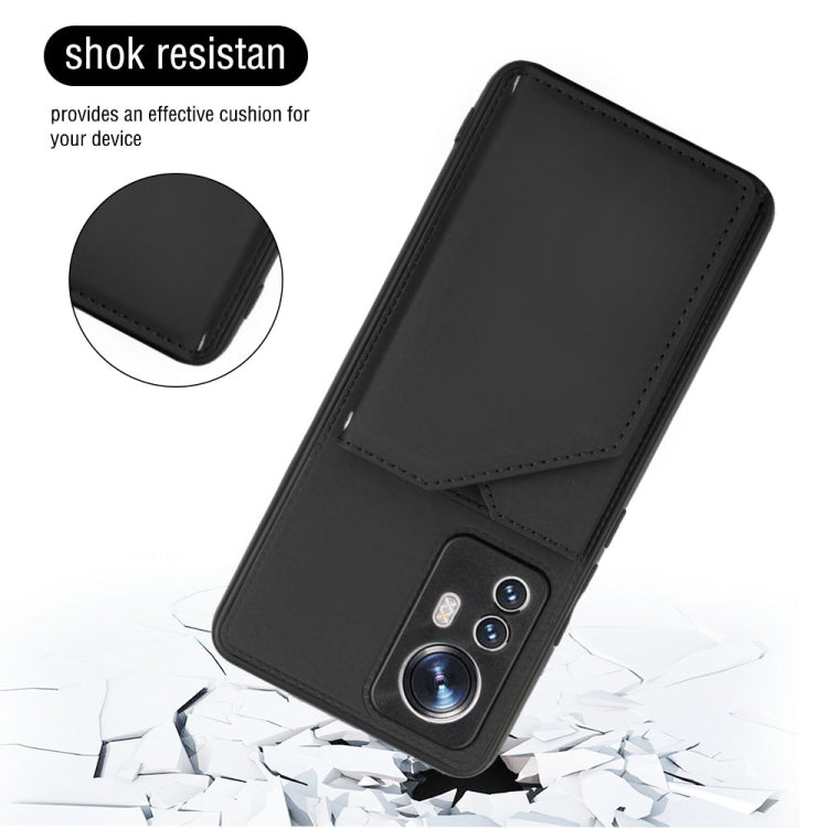 For Xiaomi 12 Pro Skin Feel PU + TPU + PC Phone Case(Black) Eurekaonline