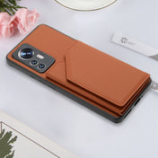For Xiaomi 12 Pro Skin Feel PU + TPU + PC Phone Case(Brown) Eurekaonline