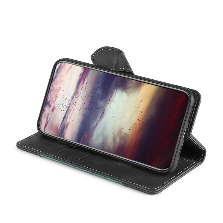For Xiaomi 12 Pro Stitching Skin Feel Magnetic Buckle Horizontal Flip PU Leather Case(Black) Eurekaonline
