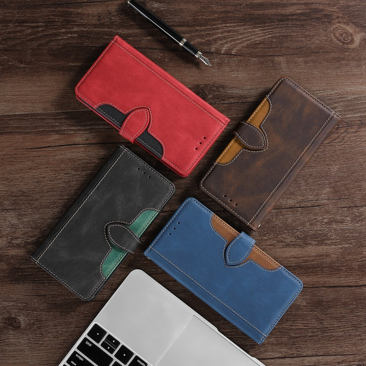 For Xiaomi 12 Pro Stitching Skin Feel Magnetic Buckle Horizontal Flip PU Leather Case(Blue) Eurekaonline