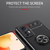 For Xiaomi 12 Ring Holder 360 Degree Rotating TPU Case(Red) Eurekaonline
