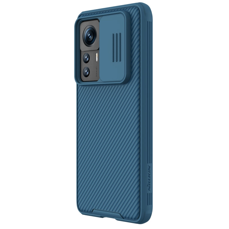 For Xiaomi 12T Pro NILLKIN CamShield Pro Series PC Full Coverage Phone Case(Blue) Eurekaonline