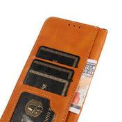 For Xiaomi 13 KHAZNEH Dual-color Cowhide Texture Flip Leather Phone Case(Black) Eurekaonline