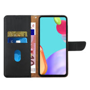 For Xiaomi 13 Pro HT02 Genuine Leather Fingerprint-proof Flip Phone Case(Black) Eurekaonline