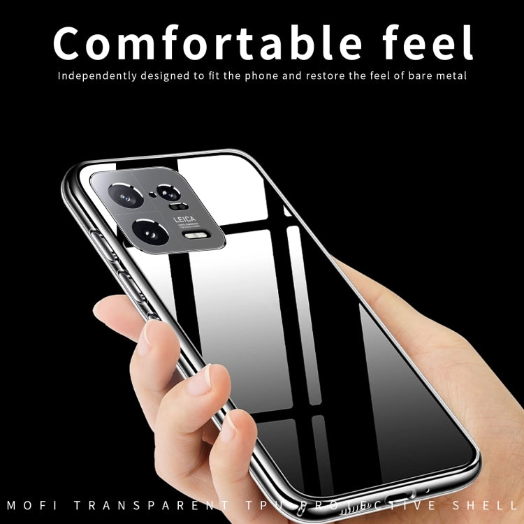 For Xiaomi 13 Pro MOFI Ming Series Ultra-thin TPU Phone Case(Transparent) Eurekaonline