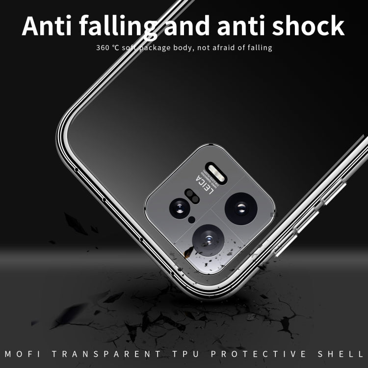 For Xiaomi 13 Pro MOFI Ming Series Ultra-thin TPU Phone Case(Transparent) Eurekaonline