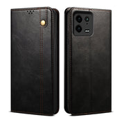 For Xiaomi 13 Pro Oil Wax Crazy Horse Texture Leather Phone Case(Black) Eurekaonline
