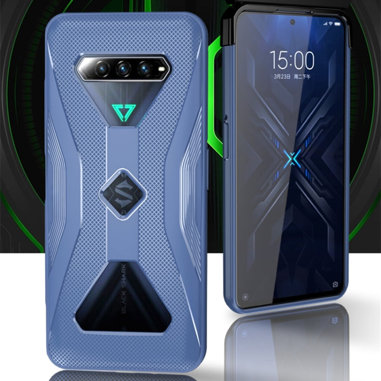 For Xiaomi Black Shark 4 TPU Cooling Gaming Phone All-inclusive Shockproof Case(Navy Blue) Eurekaonline