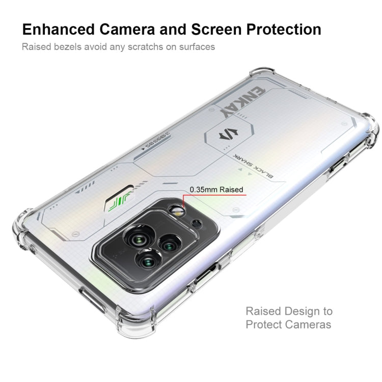 For Xiaomi Black Shark 5 Pro ENKAY Clear TPU Shockproof Phone Case Eurekaonline