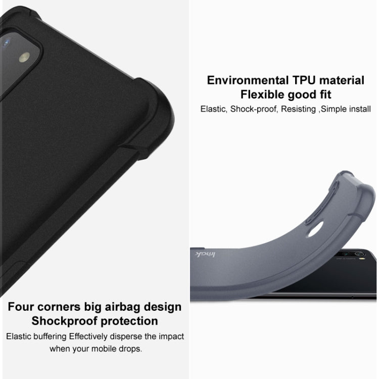 For Xiaomi Black Shark 5 Pro IMAK All-inclusive Shockproof Airbag TPU Case with Screen Protector (Matte Black) Eurekaonline