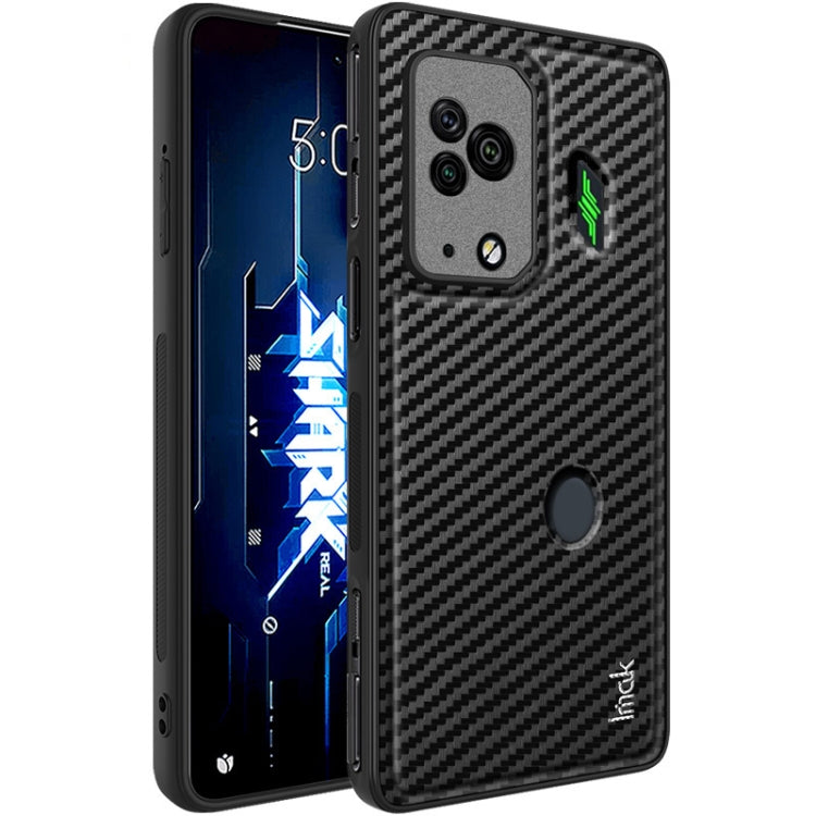 For Xiaomi Black Shark 5 Pro IMAK LX-6 Series Carbon Fiber Pattern Shockproof Phone Case(Black) Eurekaonline