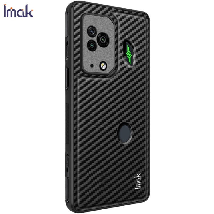 For Xiaomi Black Shark 5 Pro IMAK LX-6 Series Carbon Fiber Pattern Shockproof Phone Case(Black) Eurekaonline