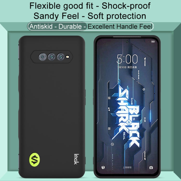 For Xiaomi Black Shark 5 RS IMAK UC-3 Series Shockproof Frosted TPU Phone Case(Black) Eurekaonline