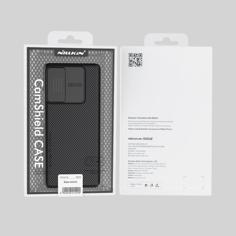 For Xiaomi Civi NILLKIN Black Mirror Series Camshield PC Phone Case(Black) Eurekaonline