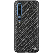 For Xiaomi Mi 10 Pro NILLKIN Glorious Series TPU + PC 3D Geometric Texture Reflective Mobile Phone Protective Case(Silver Light) Eurekaonline