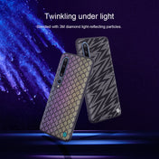 For Xiaomi Mi 10 Pro NILLKIN Glorious Series TPU + PC 3D Geometric Texture Reflective Mobile Phone Protective Case(Silver Light) Eurekaonline