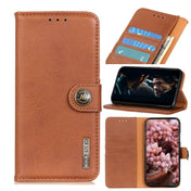 For Xiaomi Mi 11 KHAZNEH Cowhide Texture Horizontal Flip Leather Case with Holder & Card Slots & Wallet(Brown) Eurekaonline