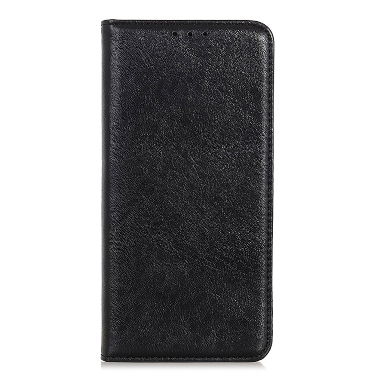 4G Magnetic Crazy Horse Texture Horizontal Flip Leather Case with Holder & Card Slots & Wallet(Black) Eurekaonline