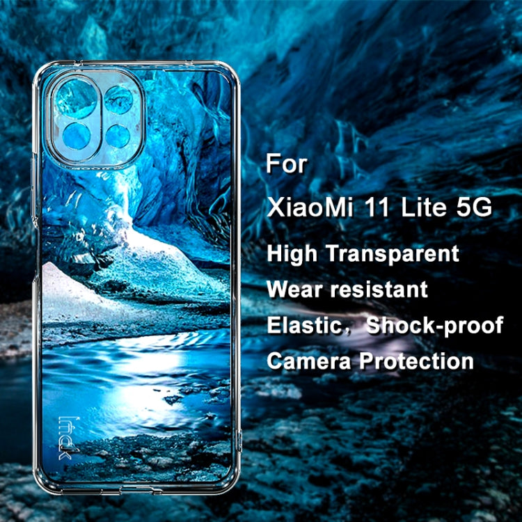 For Xiaomi Mi 11 Lite 5G IMAK UX-5 Series Transparent Shockproof TPU Protective Case Eurekaonline