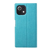 For Xiaomi Mi 11 Lite ViLi DMX Series Shockproof TPU + PU Leather Magnetic Attraction Horizontal Flip Case with Card Slot & Holder(Blue) Eurekaonline