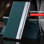 For Xiaomi Mi 11 Side Electroplated Magnetic Ultra-Thin Horizontal Flip Leather Case with Holder(Silver) Eurekaonline