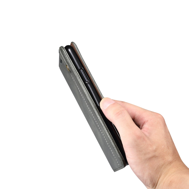 For Xiaomi Mi 11 Simple Wax Crazy Horse Texture Horizontal Flip Leather Case with Card Slots & Wallet(Dark Green) Eurekaonline