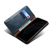 For Xiaomi Mi 11 Simple Wax Crazy Horse Texture Horizontal Flip Leather Case with Card Slots & Wallet(Navy Blue) Eurekaonline