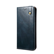For Xiaomi Mi 11 Simple Wax Crazy Horse Texture Horizontal Flip Leather Case with Card Slots & Wallet(Navy Blue) Eurekaonline