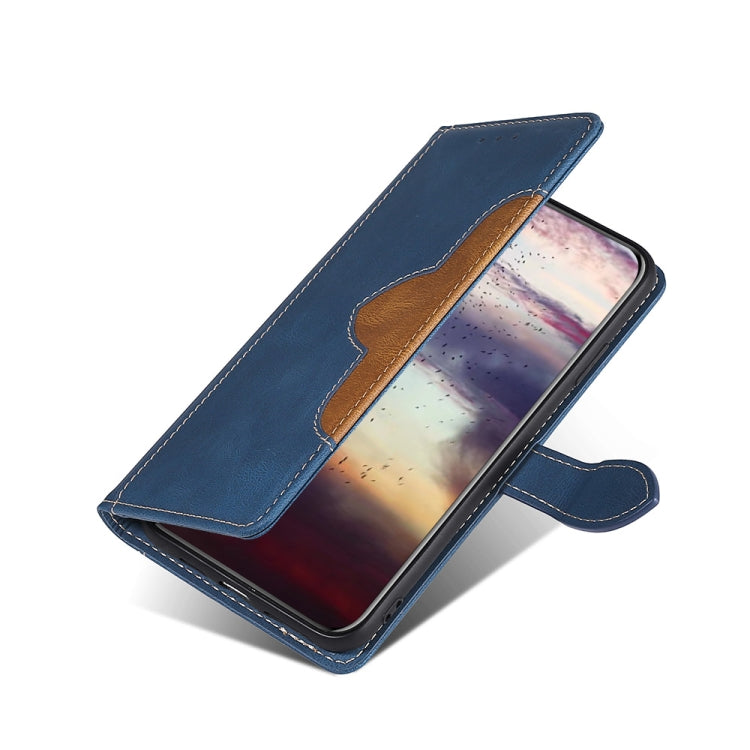 For Xiaomi Mi 11 Skin Feel Straw Hat Magnetic Buckle Leather Phone Case(Blue) Eurekaonline