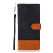 For Xiaomi Mi 11 Splicing Leather Phone Case(Black) Eurekaonline