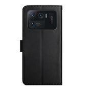 For Xiaomi Mi 11 Ultra Genuine Leather Fingerprint-proof Horizontal Flip Phone Case(Black) Eurekaonline