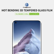 For Xiaomi Mi 11 Ultra PINWUYO 9H 3D Hot Bending Tempered Glass Film(Black) Eurekaonline