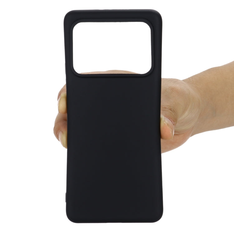 For Xiaomi Mi 11 Ultra Solid Color Liquid Silicone Dropproof Full Coverage Protective Case(Black) Eurekaonline
