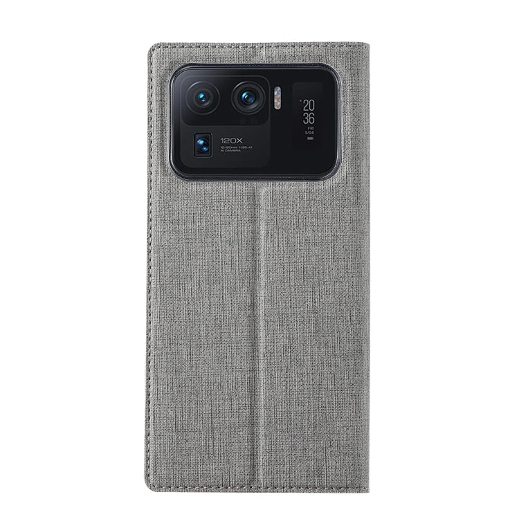 For Xiaomi Mi 11 Ultra ViLi DMX Series Shockproof TPU + PU Leather Magnetic Attraction Horizontal Flip Case with Card Slot & Holder(Grey) Eurekaonline