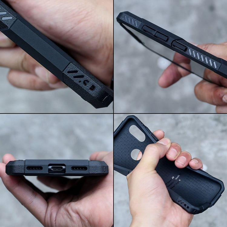 For Xiaomi Mi 8 SE FATBEAR Armor Shockproof Cooling Phone Case(Black) Eurekaonline