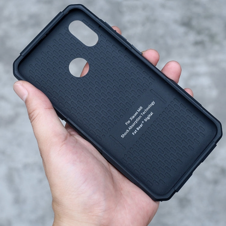 For Xiaomi Mi 8 SE FATBEAR Armor Shockproof Cooling Phone Case(Black) Eurekaonline