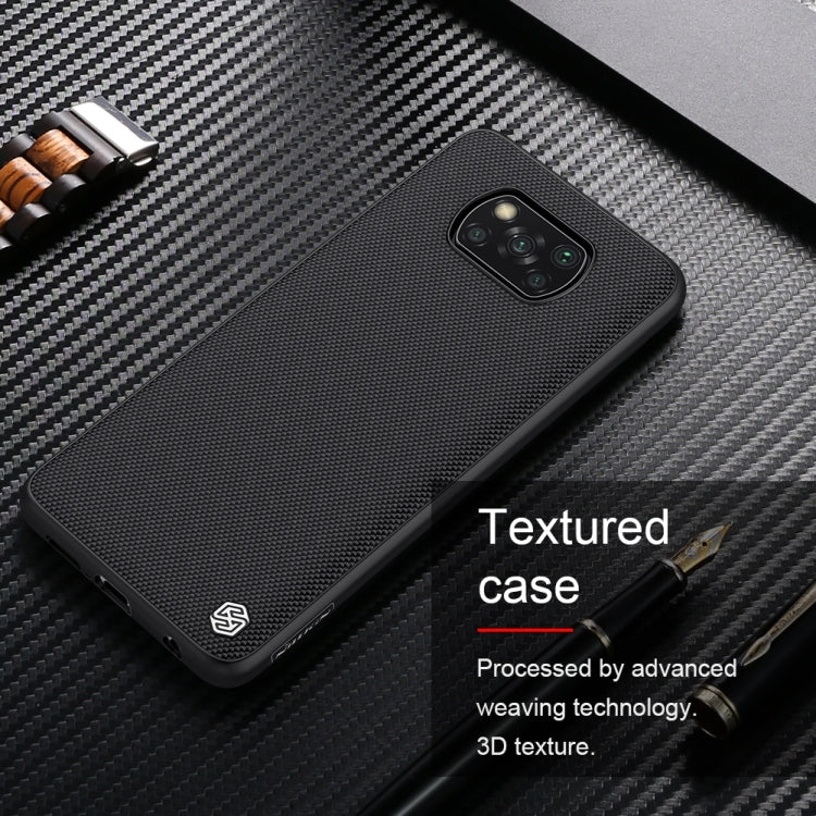 For Xiaomi Mi Poco X3 / NFC NILLKIN Shockproof TPU + PC Textured Protective Case(Black) Eurekaonline