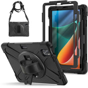 For Xiaomi Pad 5 / Pad 5 Pro Silicone + PC Tablet Case(Black) Eurekaonline