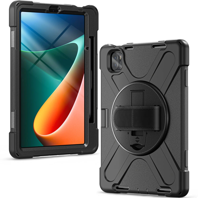  Pad 5 Pro Silicone + PC Tablet Case(Black) Eurekaonline