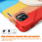 For Xiaomi Pad 5 / Pad 5 Pro Silicone + PC Tablet Case(Colorful Red) Eurekaonline