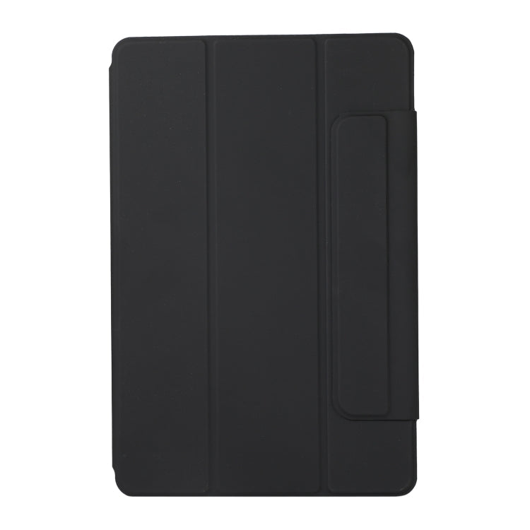  Pad 5 Pro Solid Color Magnetic Buckle Horizontal Flip Leather Case with Holder(Black) Eurekaonline
