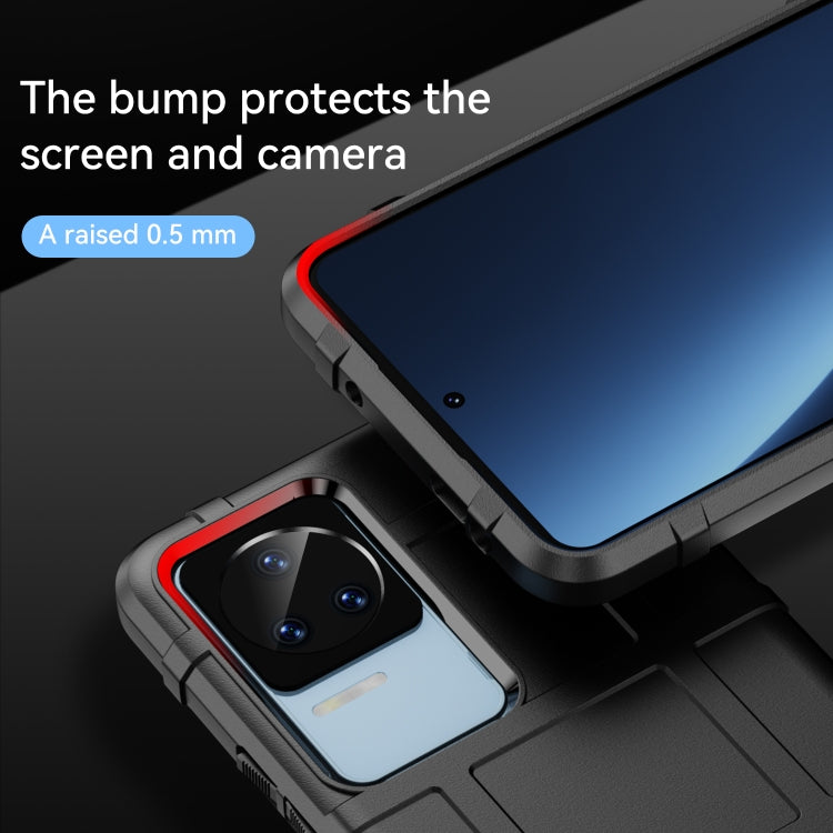 For Xiaomi Poco F4 Full Coverage Shockproof TPU Case(Black) Eurekaonline