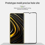 For Xiaomi Poco M3 MOFI 9H 2.5D Full Screen Tempered Glass Film(Black) Eurekaonline