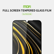 For Xiaomi Poco M3 MOFI 9H 2.5D Full Screen Tempered Glass Film(Black) Eurekaonline