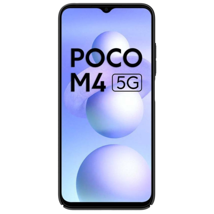 For Xiaomi Poco M4 5G NILLKIN Black Mirror Series Camshield PC Phone Case(Black) Eurekaonline