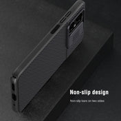 For Xiaomi Poco M4 5G NILLKIN Black Mirror Series Camshield PC Phone Case(Blue) Eurekaonline